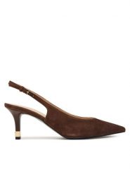 Furla Szpilki Aria Slingback YL591FA C10000 CN 2460S Brązowy. Brązowe szpilki damskie Furla, bez wzorów, ze skóry, bez obcasa, bez zapięcia. Za 879.99 zł.