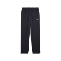 Męskie tkane spodnie Essentials PUMA New Navy Blue. Niebieskie eleganckie spodnie męskie Puma, l, bez wzorów. W wyprzedaży za 119.00 zł.