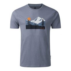 Męska Koszulka Movement III Mountain Scene. Białe koszulki sportowe męskie Dare 2b, m, bez wzorów, bez kołnierzyka, bez ramiączek, trekkingowe. Za 98.99 zł.