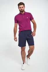 Szorty męskie lniane EMPORIO ARMANI SWIMWEAR. Szorty męskie Emporio Armani Swimwear, m, bez wzorów. W wyprzedaży za 419.30 zł.