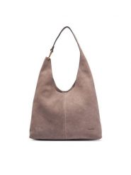 Calvin Klein Torebka Slouchy Suedelarge Shoulder Bag LV04F3690G Brązowy. Brązowe torebki do ręki damskie Calvin Klein, bez wzorów, ze skóry, bez dodatków. Za 1,099.00 zł.