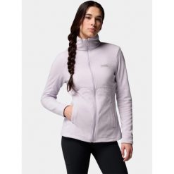 Sweter Damski Columbia Basin Trail III. Fioletowe swetry damskie Columbia, bez wzorów, sportowe, bez kołnierzyka, bez ramiączek, bez kaptura. Za 259.00 zł.