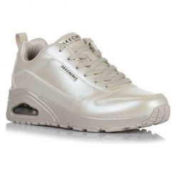 Buty do chodzenia damskie Skechers Uno Galactic Gal. Białe obuwie sportowe damskie Skechers, bez wzorów, z materiału, trekkingowe. Za 492.00 zł.