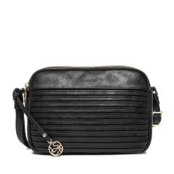 Torebka Lasocki. Czarne torebki do ręki damskie Lasocki, bez wzorów, bez dodatków. Za 179.99 zł.