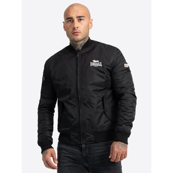 Kurtka puchowa Lonsdale Tern Hill. Czarne kurtki męskie Lonsdale, m, bez wzorów, z puchu, trekkingowe. Za 450.20 zł.