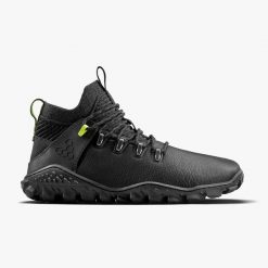 Damskie turystyczne buty barefoot MAGNA FOREST ESC WOMENS OBSIDIAN/LIME. Czarne trekkingi damskie Vivobarefoot, outdoorowe. Za 629.00 zł.