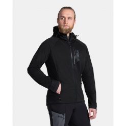 Męska lekka kurtka softshell Kilpi BELTRA-M. Czarne kurtki sportowe męskie Kilpi, m, bez wzorów, z softshellu, trekkingowe. Za 370.41 zł.