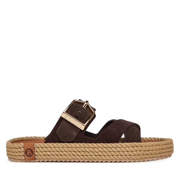 Klapki Bohonomad. Czarne klapki damskie Bohonomad, bez wzorów, bez obcasa. Za 229.99 zł.