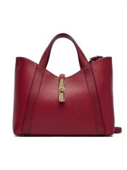 Furla Torebka Goccia Shopper Bag S WB01789 BX3353 KH CGQ00 Czerwony. Czerwone torebki shopper damskie Furla, bez wzorów, ze skóry, bez dodatków. Za 1,369.00 zł.