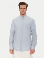 Calvin Klein Koszula K10K114488 Błękitny Regular Fit. Niebieskie koszule męskie Calvin Klein, m, bez wzorów, z bawełny, bez kołnierzyka, bez ramiączek. Za 249.99 zł.