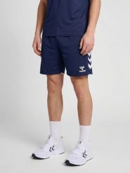 Szorty Hummel Core 2.0. Białe krótkie spodenki sportowe męskie Hummel, xl, bez wzorów, z poliamidu, na fitness i siłownię. Za 112.00 zł.