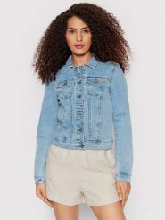 ONLY Kurtka jeansowa Wonder 15243147 Niebieski Regular Fit. Niebieskie kurtki damskie Only, l, bez wzorów, z bawełny, bez kaptura. Za 139.99 zł.