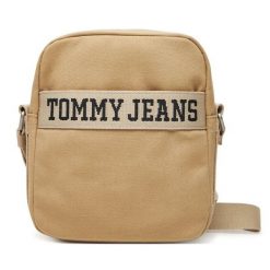 Saszetka Tommy Jeans. Brązowe saszetki męskie Tommy Jeans, z jeansu, młodzieżowe, małe. Za 159.99 zł.