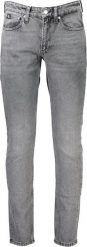 Calvin Klein SZARE JEANSY MĘSKIE CALVIN KLEIN 30 L32. Szare jeansy męskie Calvin Klein, l, bez wzorów, z jeansu. Za 318.16 zł.
