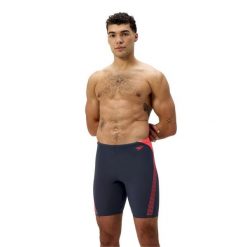 Spodenki pływackie męskie Speedo Hyperboom Spl Jam. Czarne kąpielówki męskie Speedo, m, bez wzorów, z materiału, do pływania. Za 209.99 zł.