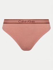 Calvin Klein Underwear Stringi 000QF7954E Różowy. Czerwone stringi damskie Calvin Klein Underwear, xs, bez wzorów, z bawełny. Za 79.99 zł.