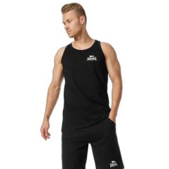 Tank top Lonsdale Dolton. Białe koszulki sportowe męskie Lonsdale, bez wzorów, bez kołnierzyka, bez ramiączek. Za 121.00 zł.