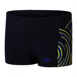Kąpielówki chłopięce spodenki kąpielowe Speedo Plastisol Placement. Czarne szorty dla chłopców Speedo, bez wzorów, sportowe. Za 127.26 zł.