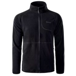 Polar męski Hi-Tec Camolin - czarny, Rozmiar L. Czarne bluzy męskie Hi-tec, l, bez wzorów, z materiału, bez kaptura. Za 89.99 zł.