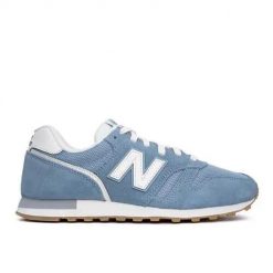 Buty do chodzenia damskie New Balance W3737AZ. Niebieskie obuwie sportowe damskie New Balance, bez wzorów, z jeansu, trekkingowe. Za 375.00 zł.