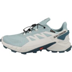 Buty do biegania damskie Salomon Supercross 4 Gtx. Szare obuwie sportowe damskie Salomon, bez wzorów, z gore-texu, do biegania. Za 756.00 zł.