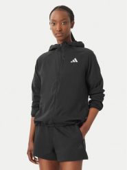 Adidas Kurtka do biegania Essentials KA4339 Czarny Regular Fit. Czarne kurtki damskie Adidas, xs, bez wzorów, z syntetyku, bez kaptura. Za 299.99 zł.