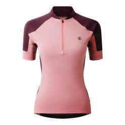 Koszulka Damska Typu Flutter. Czerwone koszulki sportowe damskie Dare 2b, xs, bez wzorów, bez kołnierzyka, bez ramiączek, rowerowe. Za 72.99 zł.