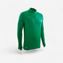 Bluza do piłki nożnej Kipsta CLR Club. Zielone bluzy męskie KIPSTA, s, bez wzorów, z materiału, bez kaptura. Za 119.99 zł.