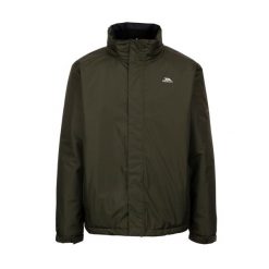 Męska Ocieplana Kurtka Farmcott TP75. Zielone kurtki męskie Trespass, m, bez wzorów, z puchu, sportowe, bez kaptura. Za 249.99 zł.