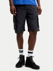 Jack & Jones Szorty materiałowe Cole Ivan 12288611 Czarny Regular Fit. Czarne szorty męskie Jack & Jones, m, bez wzorów, z materiału. Za 169.99 zł.