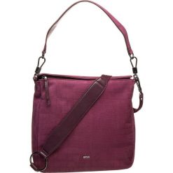 Skórzana torebka Lia 4" w kolorze śliwkowym - 30 x 31 x 8 cm. Brązowe torby na ramię damskie marki BREE. W wyprzedaży za 591.95 zł.