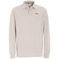 Polo Slam Deck Ls Dorosłych. Szare koszulki polo męskie SLAM, m, bez wzorów, z bawełny, sportowe, bez ramiączek. Za 299.30 zł.