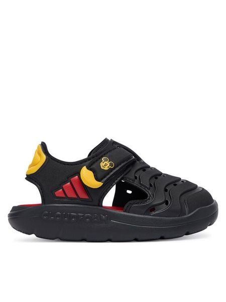 Adidas Sandały Disney Mickey Mouse JQ4399 Czarny. Czarne sandały chłopięce Adidas, bez zapięcia. Za 179.99 zł.
