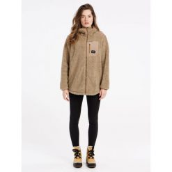 Damski polar Protest Prtsago. Brązowe bluzy sportowe damskie Protest, xl, bez wzorów, z polaru, bez kaptura, narciarskie. Za 425.50 zł.