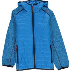 Kurtka przejściowa w kolorze niebieskim. Niebieskie kurtki i płaszcze dla chłopców CMP Kids, bez wzorów, z syntetyku, bez kaptura. W wyprzedaży za 112.95 zł.