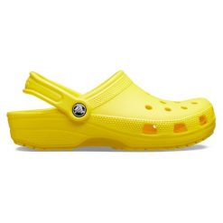 Japonki Crocs Classic, Dla obu płci. Zielone klapki damskie Crocs, bez wzorów, z materiału, bez obcasa. Za 298.00 zł.