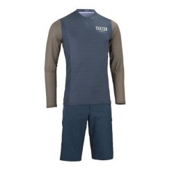 Koszulka z długim rękawem Kenny Charger. Niebieskie bluzy męskie KENNY, l, bez wzorów, bez kołnierzyka, bez ramiączek, rowerowe. Za 296.00 zł.