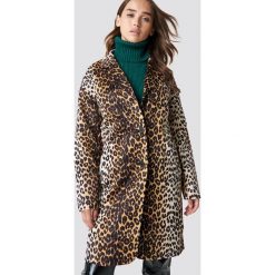 NA-KD Trend Kurtka z nadrukiem w panterkę - Brown,Multicolor. Brązowe kurtki damskie NA-KD Trend, z motywem zwierzęcym. Za 283.95 zł.