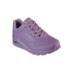 Buty do chodzenia damskie Skechers Uno Stand On Air. Fioletowe obuwie sportowe damskie Skechers, bez wzorów, z materiału, trekkingowe, Skechers Sport. Za 259.99 zł.