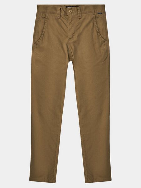 Vans Spodnie materiałowe Authentic VN0A5FLP Brązowy Regular Fit. Brązowe spodnie materiałowe dla chłopców Vans, bez wzorów, z bawełny. Za 239.99 zł.