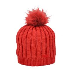 Kapelusz damski CMP. Czerwone czapki i kapelusze damskie CMP, na zimę, bez wzorów, z dżerseju, eleganckie. Za 69.99 zł.