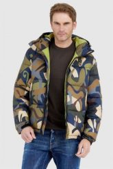 BLAUER Puchowa kurtka męska Perry w moro, Rozmiar L. Kurtki męskie Blauer USA, l, bez wzorów, z puchu, bez kaptura. W wyprzedaży za 1,479.99 zł.