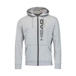 Bluza z kapturem męska Club Fynn. Szare bluzy męskie Head, m, bez wzorów, z bawełny, z kapturem. Za 352.35 zł.