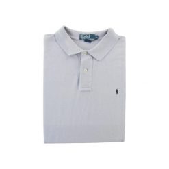 Koszulka polo męska z krótkim rękawem Polo Ralph Lauren. Fioletowe koszulki polo męskie Ralph Lauren, m, bez wzorów, z meshu, klasyczne, bez ramiączek. Za 122.16 zł.