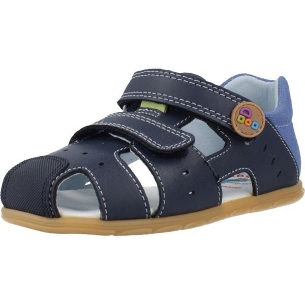 Sandały PABLOSKY 052022P Niebieski. Niebieskie sandały męskie Pablosky, z materiału, bez zapięcia. Za 183.99 zł.