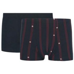 Fila Boxers 2-pak Granatowy 2xl. Szare bokserki męskie Fila, m, bez wzorów, z bawełny. Za 88.66 zł.