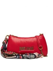 Just Cavalli Torebka 79RA4BD7 ZS748 Czerwony. Czerwone torebki do ręki damskie Just Cavalli, bez wzorów, ze skóry, wizytowe, bez dodatków. Za 579.99 zł.