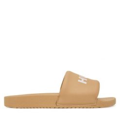Klapki HUGO. Brązowe klapki męskie Hugo. Za 234.99 zł.