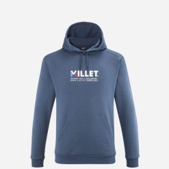 Bluza z kapturem MILLET M Millet Sweat Hoodie Granatowy. Niebieskie bluzy męskie Millet, m, bez wzorów, z kapturem, wspinaczkowe. Za 399.00 zł.