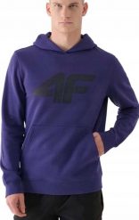 BLUZA MĘSKA 4F Z KAPTUREM CIEPŁA DRESOWA BAWEŁNA KANGUREK SM1464 31S r. XXL. Bluzy męskie 4f, m, bez wzorów, z bawełny, z kapturem. Za 83.99 zł.